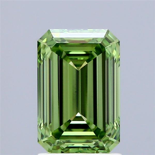 2.01 Ct. Fancy Vivid Green Emerald Lab Grown Diamond