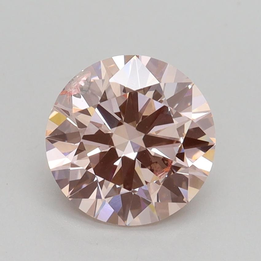 1.52 Ct. Fancy Light Pink Round Lab Grown Diamond