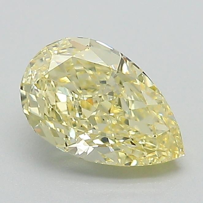 1.15 Ct. Fancy Intense Yellow Pear Lab Grown Diamond