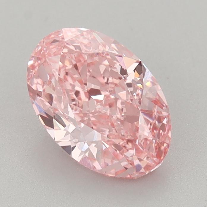1.34 Ct. Fancy Vivid  Pink Oval Lab Grown Diamond