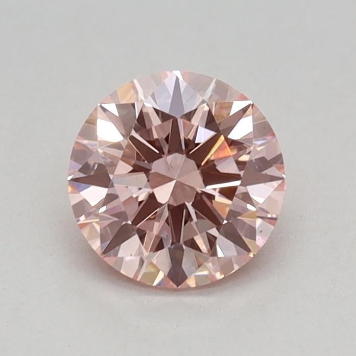 0.48 Ct. Fancy Intense Pink Round Lab Grown Diamond