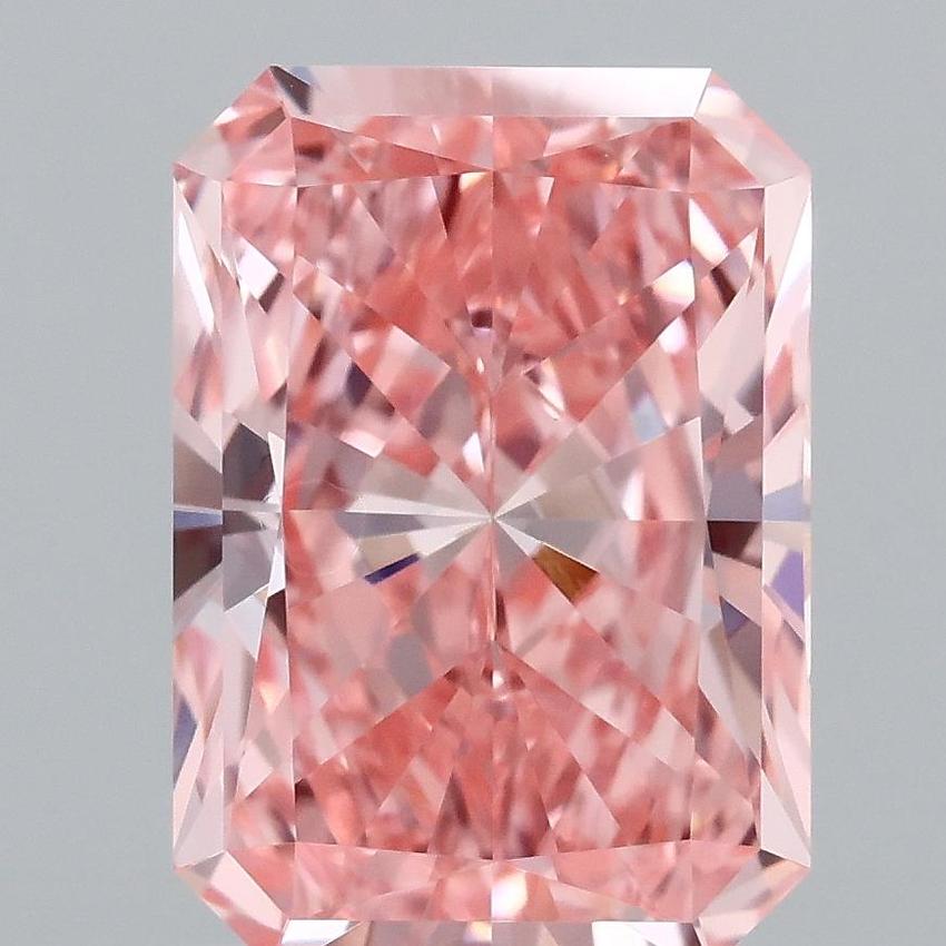 1.74 Ct. Fancy Vivid Pink Radiant Lab Grown Diamond