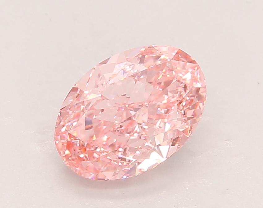 1.53 Ct. Fancy Vivid Pink Oval Lab Grown Diamond