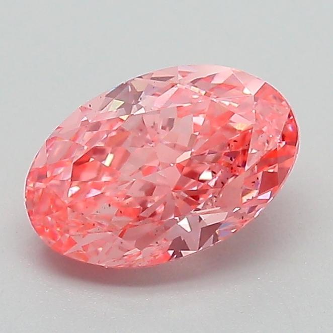 1.25 Ct. Fancy Vivid Pink Oval Lab Grown Diamond