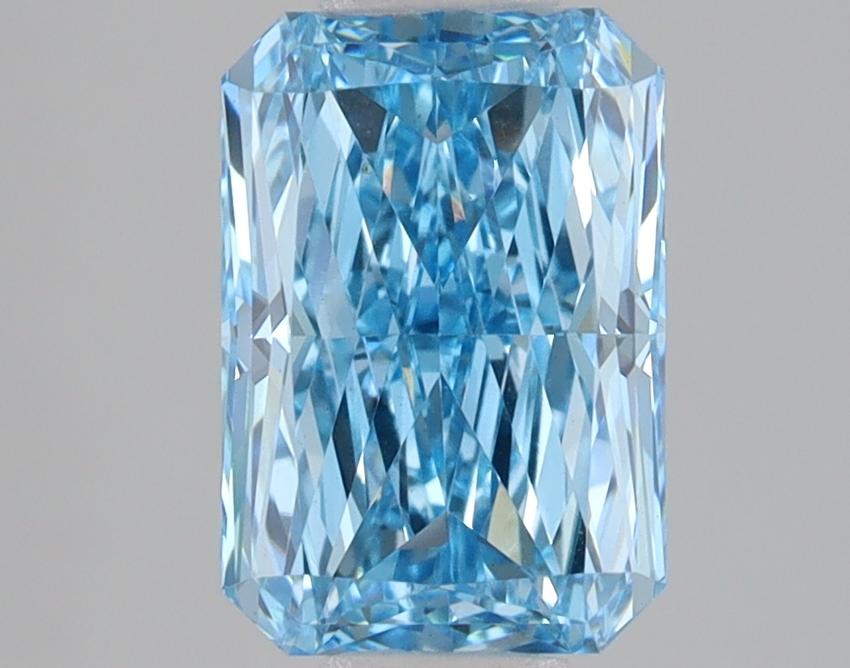 2.10 Ct. Fancy Vivid Blue Radiant Lab Grown Diamond