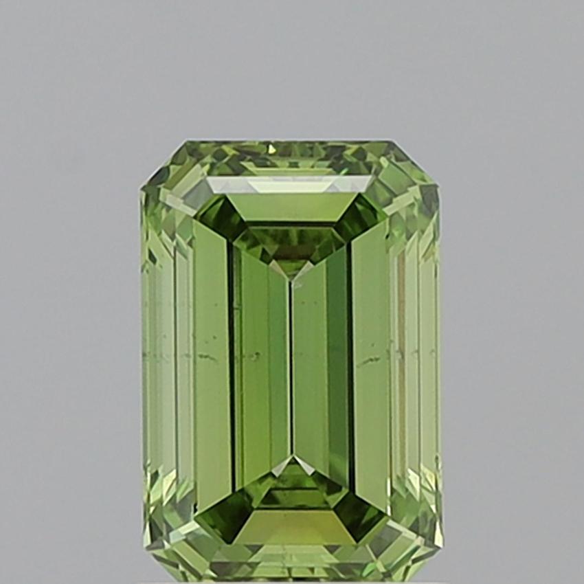 1.49 Ct. Fancy Vivid Green Emerald Lab Grown Diamond