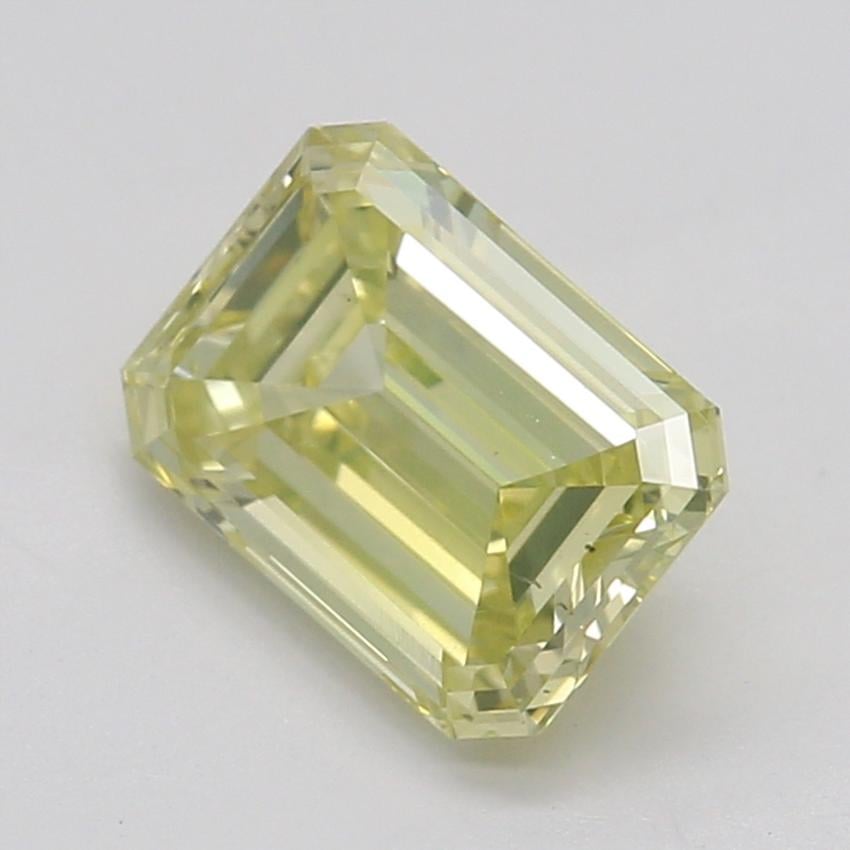 0.65 Ct. Fancy Yellow Emerald Diamond