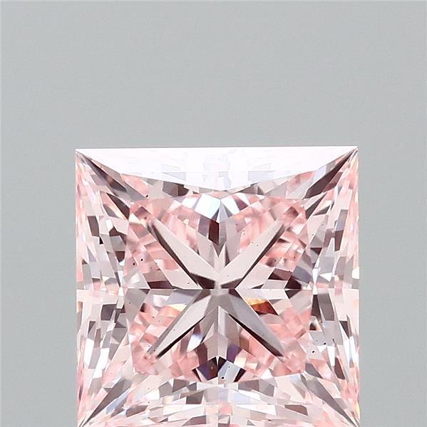 2.56 Ct. Fancy Intense Pink Princess Lab Grown Diamond