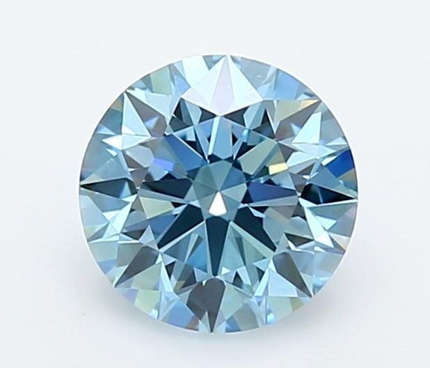 1.24 Ct. Fancy Vivid  Blue Round Lab Grown Diamond