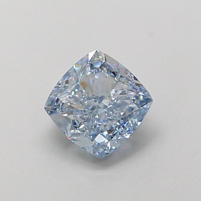 1.21 Ct. Fancy Intense  Blue Cushion Lab Grown Diamond