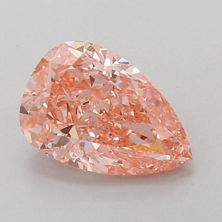 2.11 Ct. Fancy Vivid Pink Pear Lab Grown Diamond