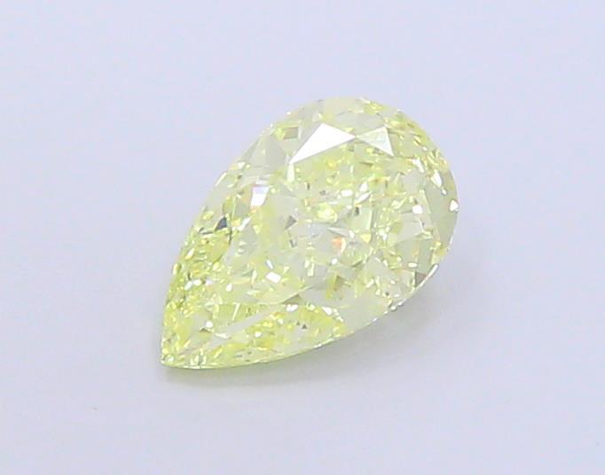 2.13 Ct. Fancy Light Yellow Pear Lab Grown Diamond