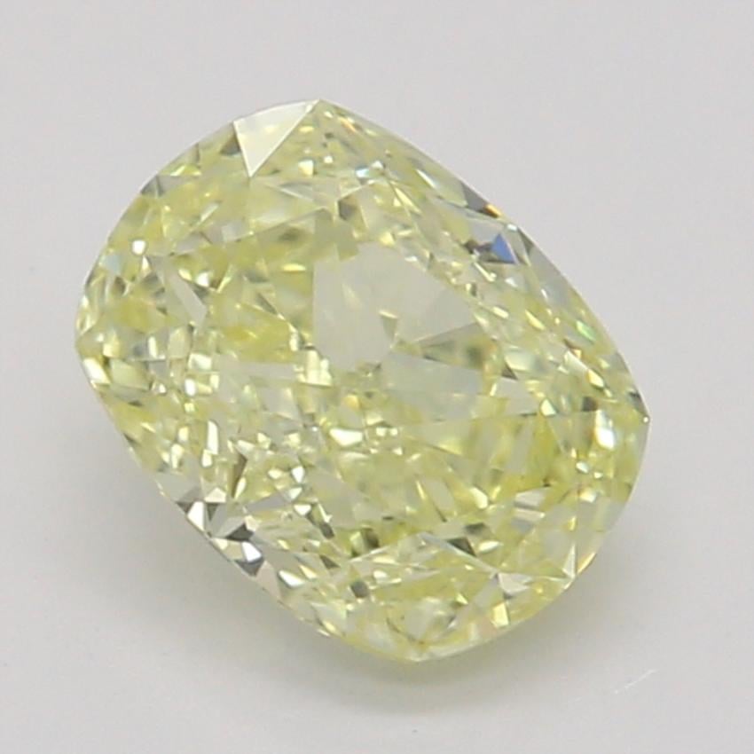 0.50 Ct. Fancy Yellow Cushion Diamond
