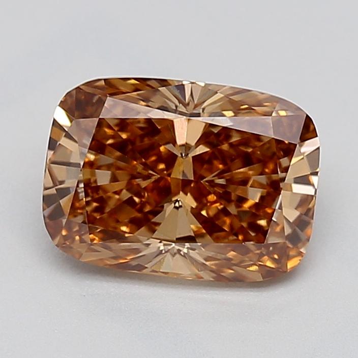 1.49 Ct. Fancy  Brown Cushion Lab Grown Diamond