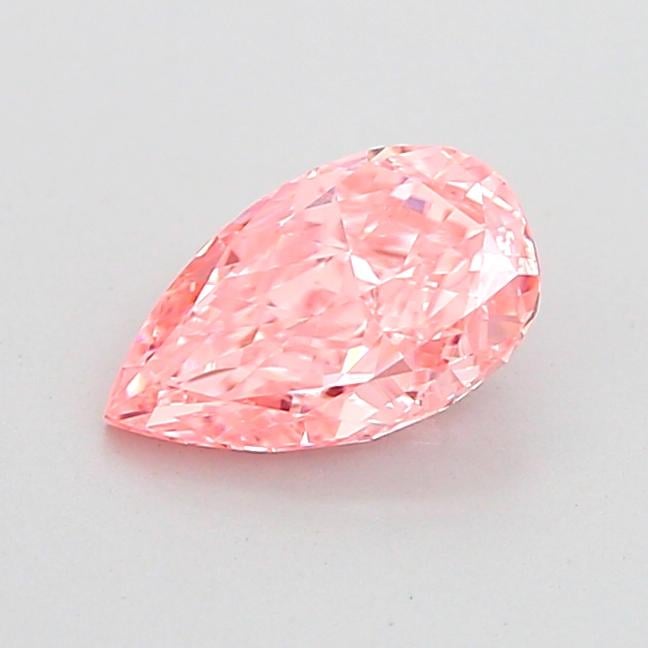 1.02 Ct. Fancy Vivid  Pink Pear Lab Grown Diamond