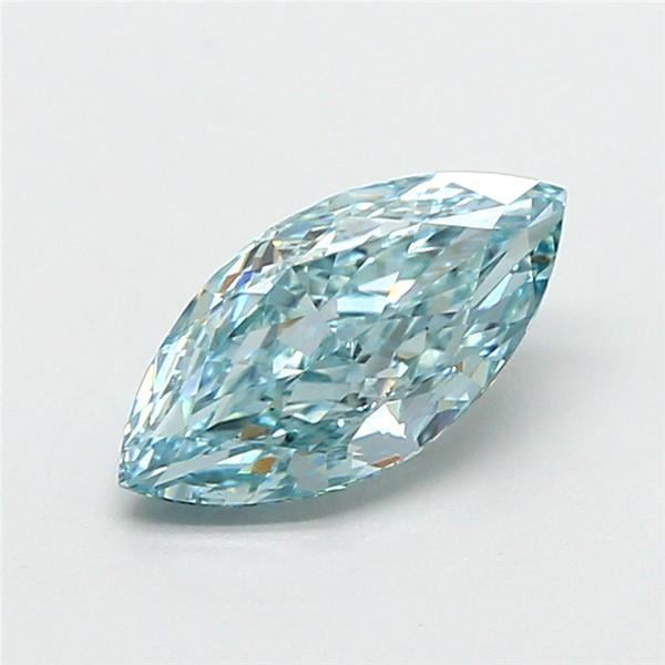 1.03 Ct. Fancy Vivid Green Marquise Lab Grown Diamond