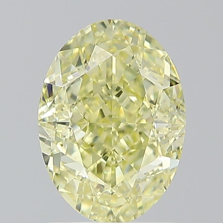 2.02 Ct. Fancy  Yellow Oval Diamond