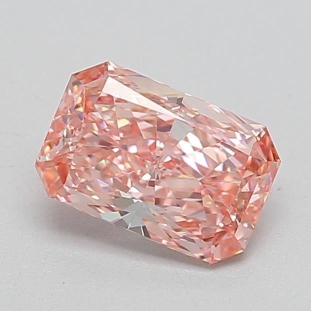 0.81 Ct. Fancy Vivid Pink Radiant Lab Grown Diamond