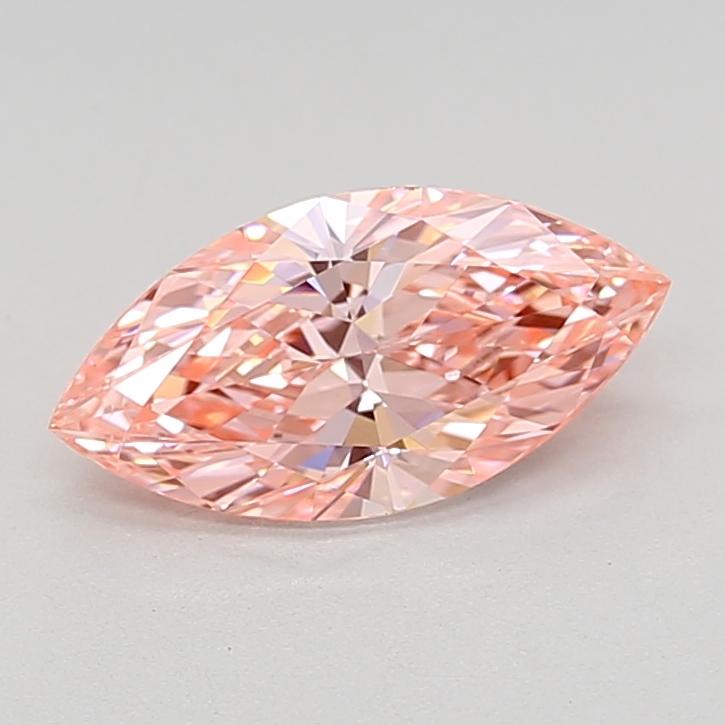 1.12 Ct. Fancy Vivid Pink Marquise Lab Grown Diamond
