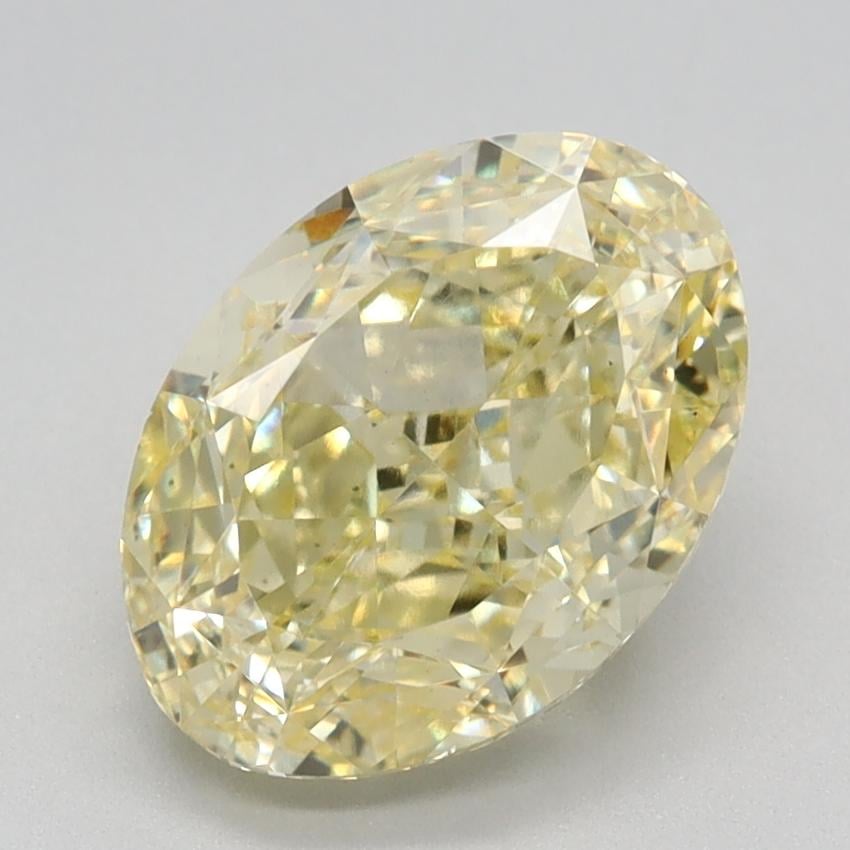 2.50 Ct. Fancy Intense Yellow Oval Lab Grown Diamond