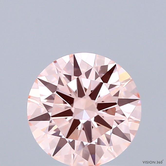 1.42 Ct. Fancy Pink Round Lab Grown Diamond