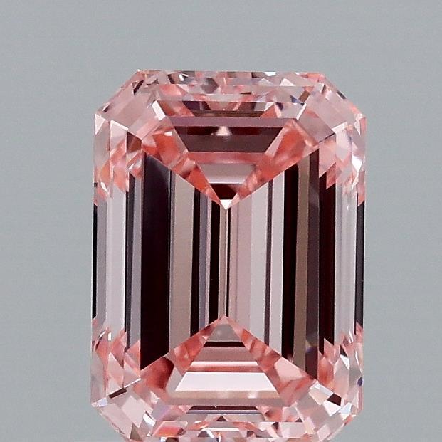 1.35 Ct. Fancy Intense Pink Emerald Lab Grown Diamond