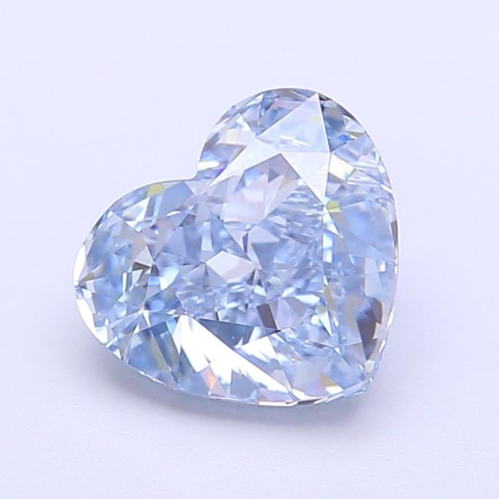 2.00 Ct. Fancy Vivid  Blue Heart Lab Grown Diamond