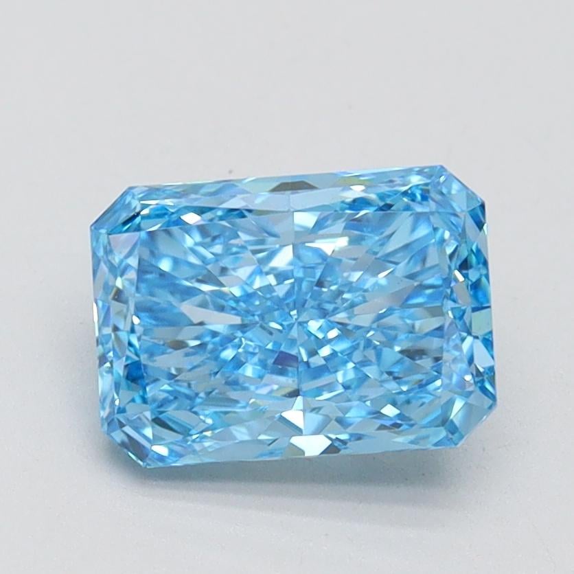 1.50 Ct. Fancy Vivid Blue Radiant Lab Grown Diamond