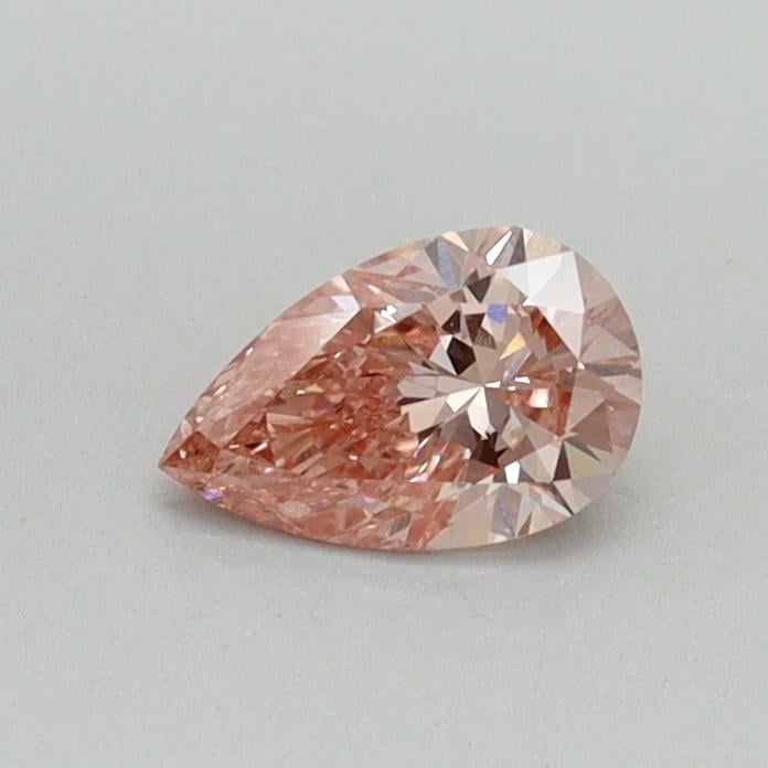 0.32 Ct. Fancy Vivid Pink Pear Lab Grown Diamond