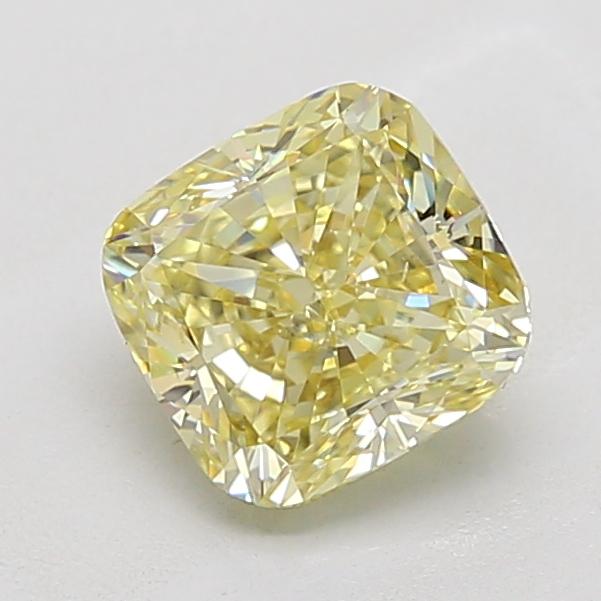 1.52 Ct. Fancy Yellow Cushion Lab Grown Diamond