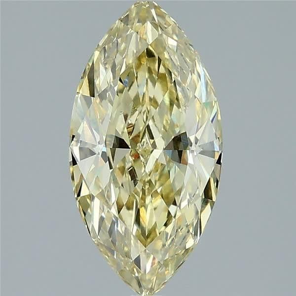 2.09 Ct. Fancy Yellow Marquise Lab Grown Diamond