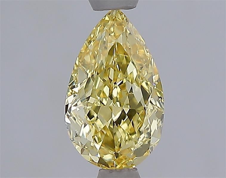 1.04 Ct. Fancy Intense  Yellow Pear Lab Grown Diamond