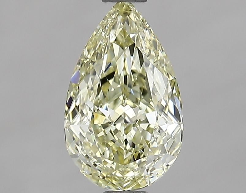 1.19 Ct. Fancy Yellow Pear Lab Grown Diamond
