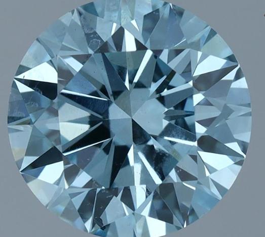 2.15 Ct. Fancy Blue Round Lab Grown Diamond