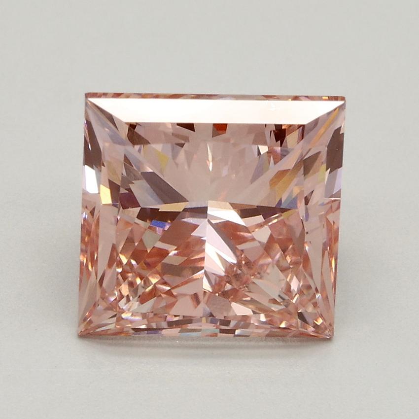 3.16 Ct. Fancy Intense Pink Princess Lab Grown Diamond