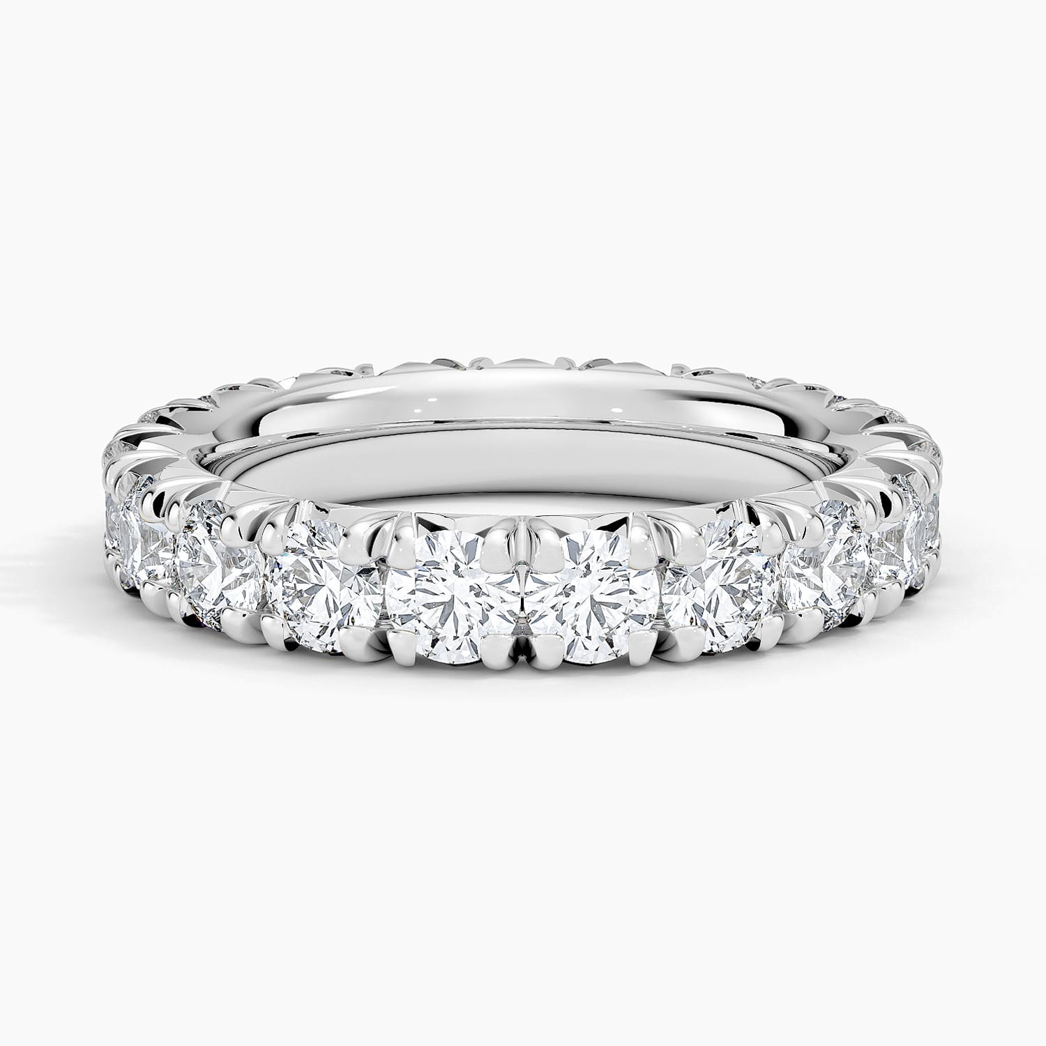 Rose gold diamond engagement ring with surprise diamond details