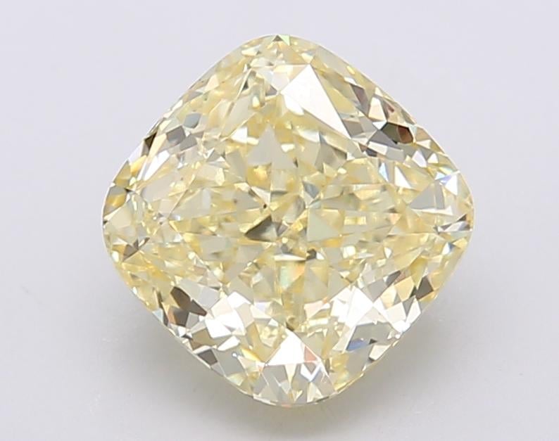 2.56 Ct. Fancy Intense Yellow Cushion Lab Grown Diamond