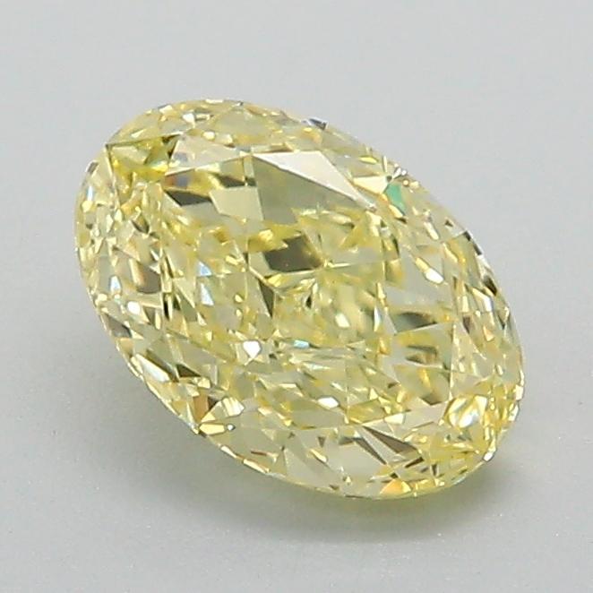 1.10 Ct. Fancy Intense Yellow Oval Lab Grown Diamond