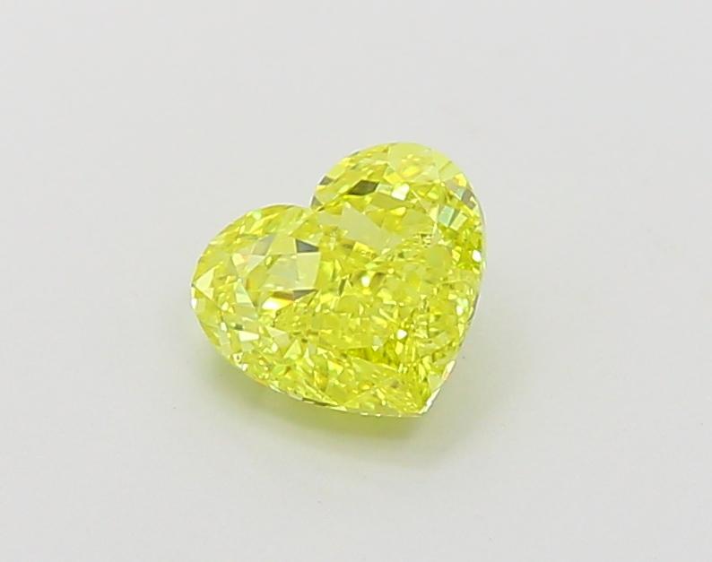 1.01 Ct. Fancy Vivid Yellow Heart Lab Grown Diamond