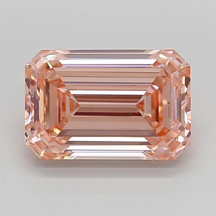 3.02 Ct. Fancy Intense  Pink Emerald Lab Grown Diamond