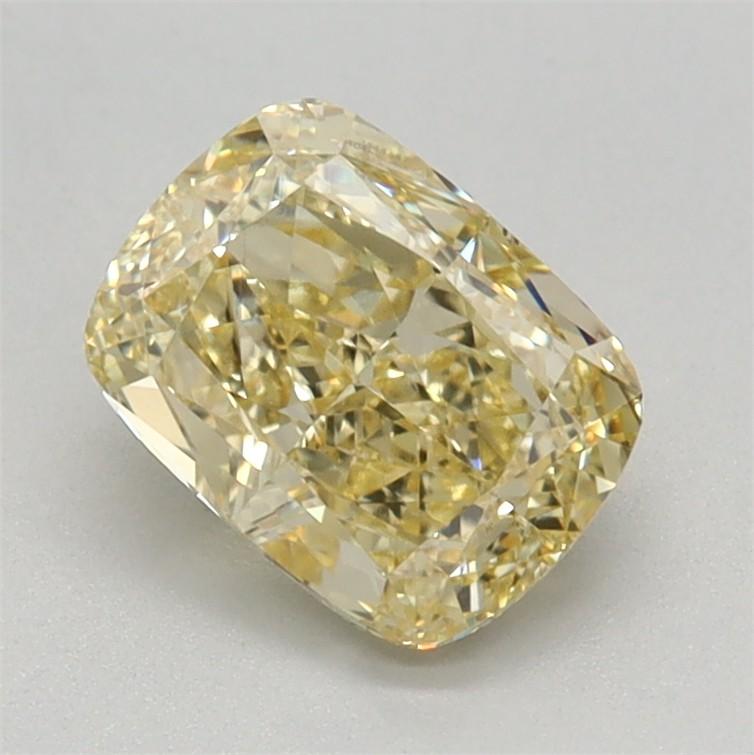 1.01 Ct. Fancy Intense Yellow Cushion Lab Grown Diamond