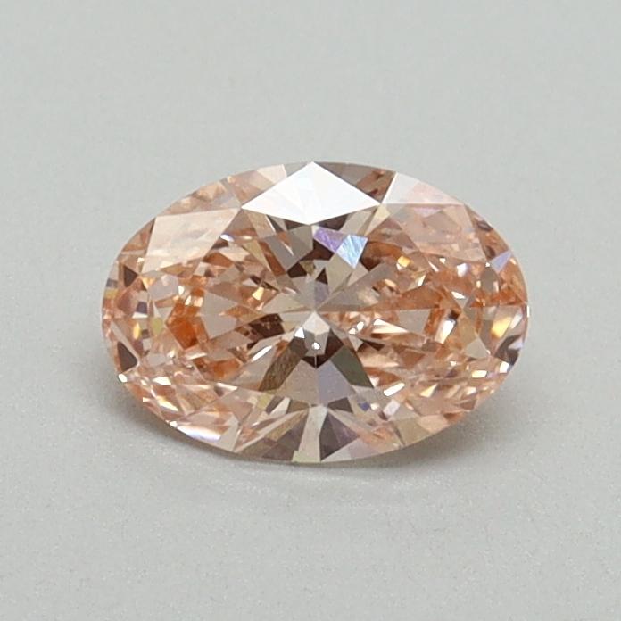 0.50 Ct. Fancy Vivid Pink Oval Lab Grown Diamond