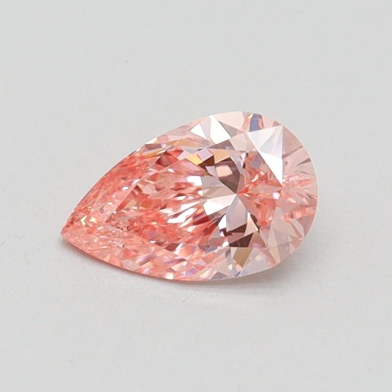 0.50 Ct. Fancy Intense Pink Pear Lab Grown Diamond
