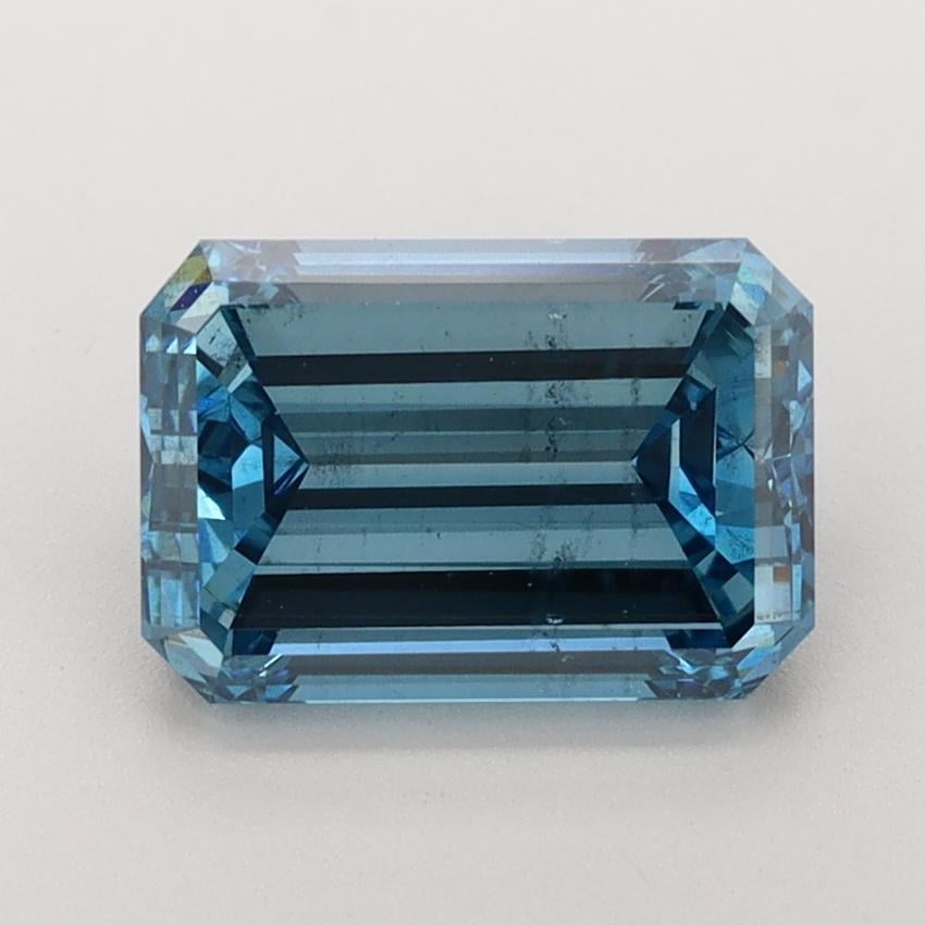 2.49 Ct. Fancy Vivid  Blue Emerald Lab Grown Diamond