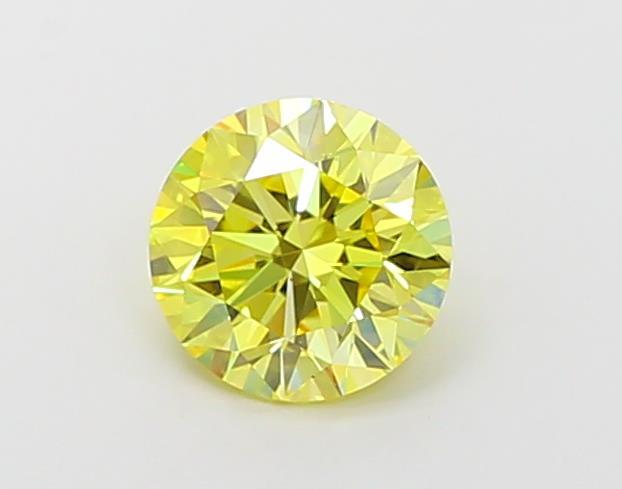 1.20 Ct. Fancy Vivid Yellow Round Lab Grown Diamond