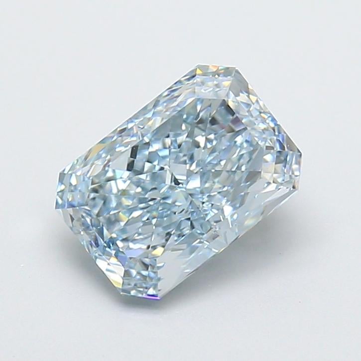2.53 Ct. Fancy Intense  Blue Radiant Lab Grown Diamond