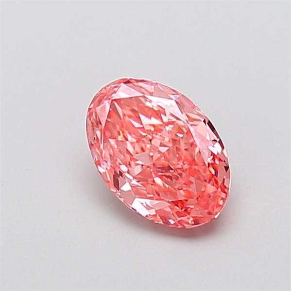 1.05 Ct. Fancy Vivid Pink Oval Lab Grown Diamond