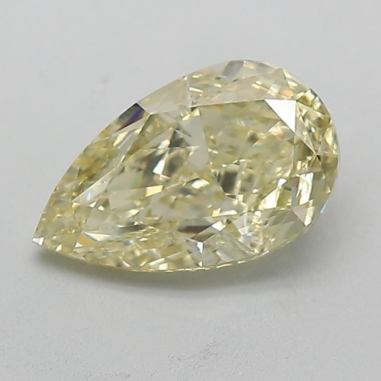 2.10 Ct. Fancy Yellow Pear Lab Grown Diamond