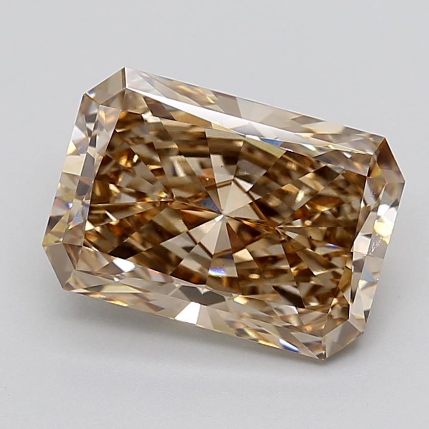 5.06 Ct. Fancy  Brown Radiant Lab Grown Diamond