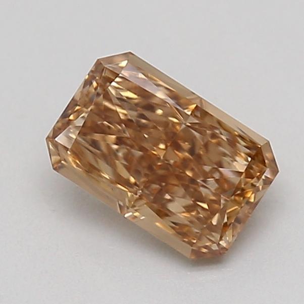 0.36 Ct. Light  Brown Radiant Lab Grown Diamond